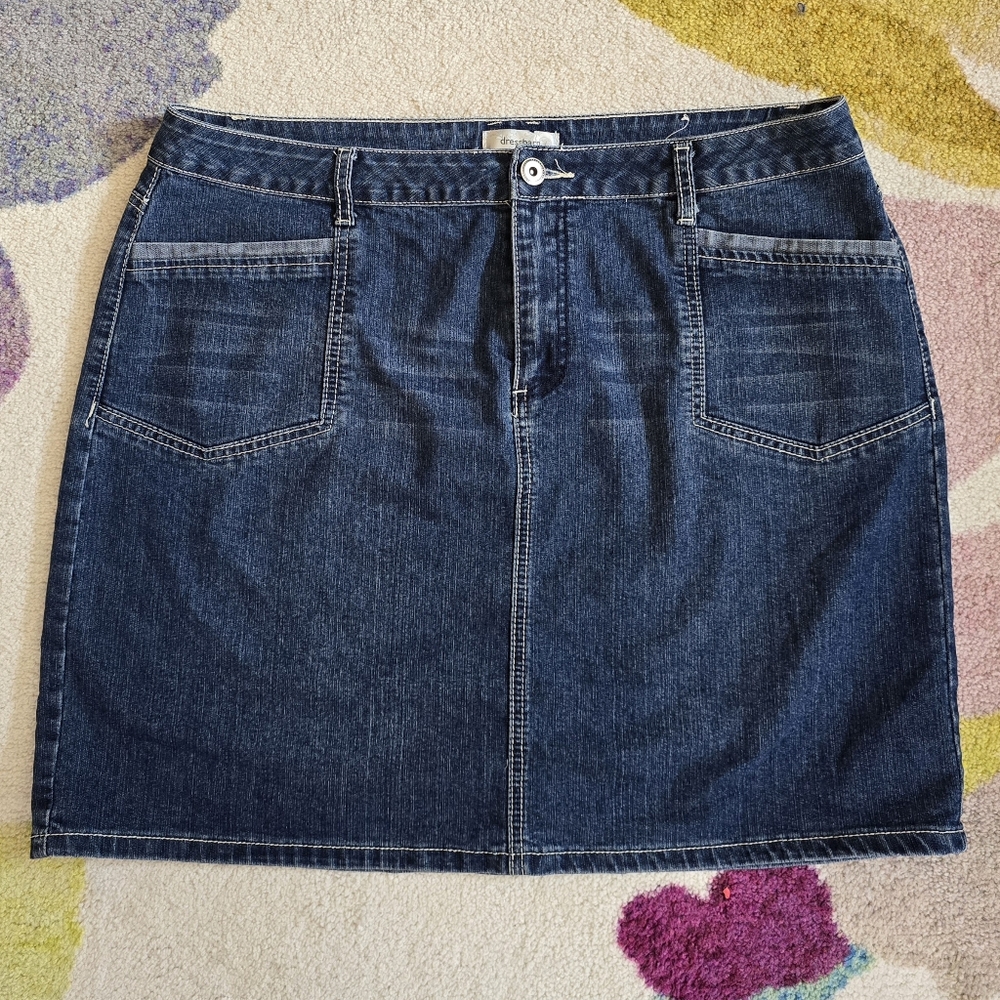 Denim Blue Women's Skirt Size 16